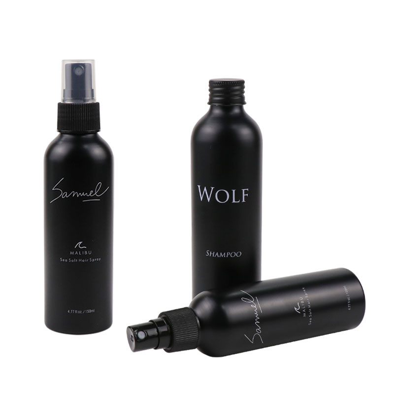 150ml 200ml 250ml 300ml Aluminium Bottle Empty Shampoo And Conditioner Bottles