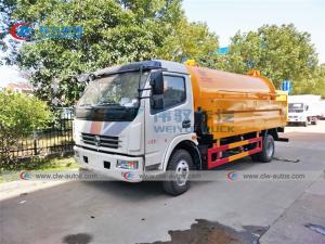 Quality Dongfeng 8000L Q235 Carbon Steel Vacuum Suction Truck wholesale