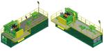 mud recycling system,GNMS-600B self contained mud recycling,600GPM mud recycling