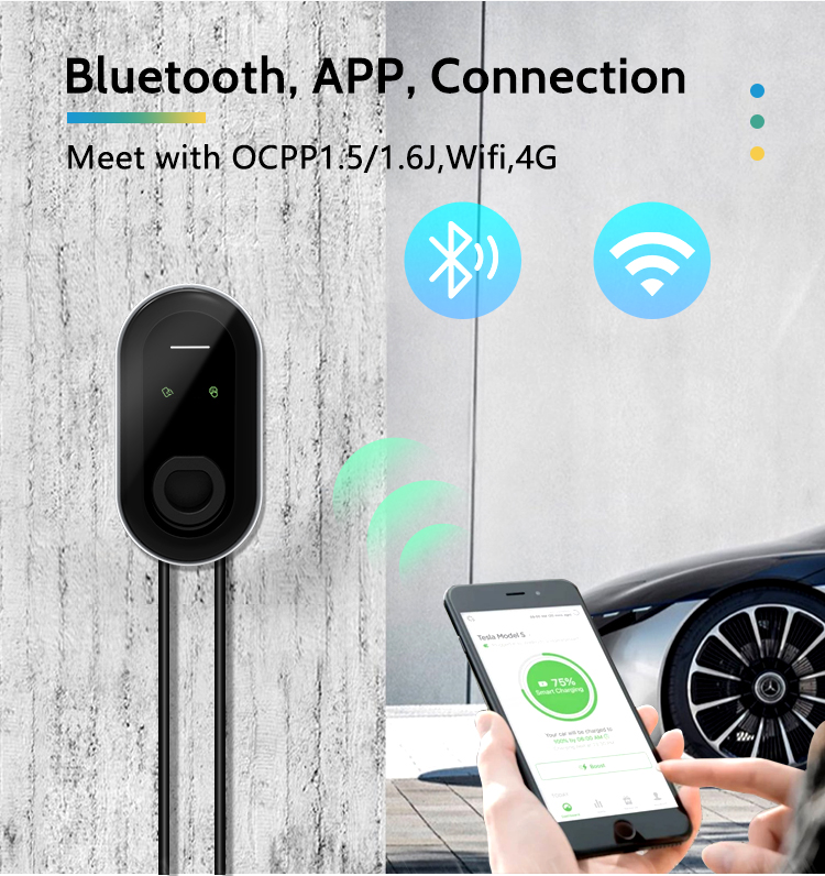 OCPP 1.6J/1.5J Evolution EV Charging Upgrade Outdoor Charging Pile for VW Electric Bus