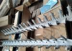 Anti - Climb Razor Wall Security Spikes , Garden Fence Security Spikes