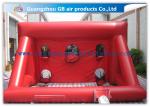 Red Funny Boys Inflatable Football Game / Inflatable Sports Arena For Ball