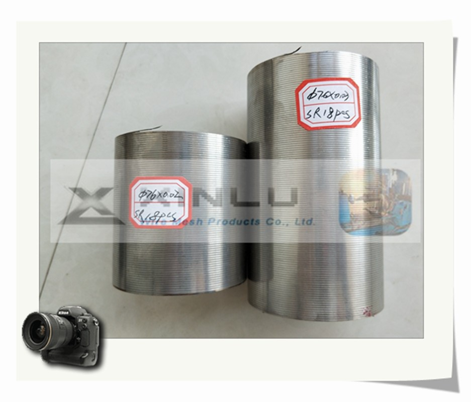 Water Well Wedge Wire Screen Pipe SS201 80mm - 500mm Diameter