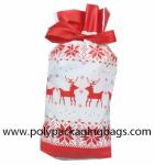 Christmas CPE Candy Biscuit Gift Wrapping Food Drawstring Bag