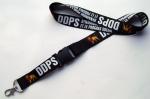Colorful Event Staff Flat Polyester Lanyards With Logo / Safety Neck Lanyards