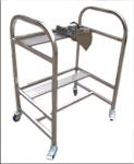 Stainless Steel 2 Tiers Feeder Trolley PANASERT MSR Machinery Spare Parts