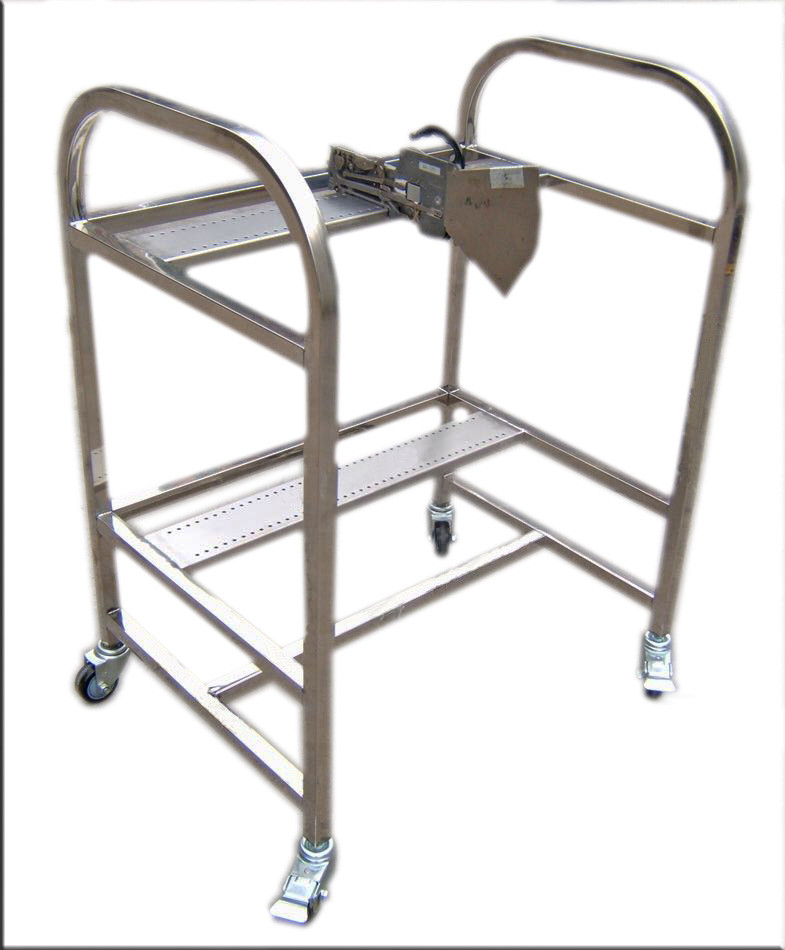 Stainless Steel 2 Tiers Feeder Trolley PANASERT MSR Machinery Spare Parts