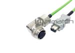 Green Servo Motor Cable Bend Resistant Low Voltage Industrial Cable PUR Jacket