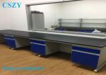 L*1500(D)*850/900(H)mm U Shape Chinese Chemical Lab Desk Furniture Price