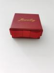 CMYK / PMS Foldable Printed Packaging Box Red Cosmetics Box FSC