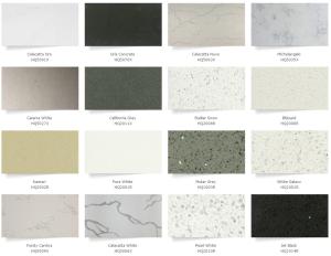 Quality Gray Quartz Kitchen Countertops , Artificial Solid Surface Quartz Countertops wholesale