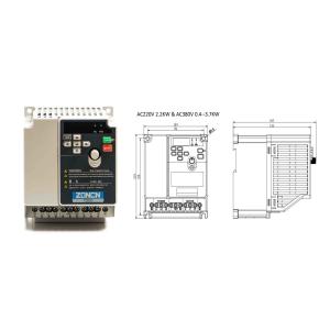 China Variable Speed Drives Variable Frequency Inverter 380V 3.7KW 5HP on sale