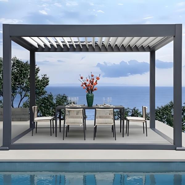 Create Your Perfect Outdoor Retreat with Aluminum Patio Pergola 6063-T5 Aluminum