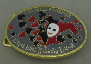 Quality Promotional Zinc Alloy Soft Enamel Buckle Die Casting 2.33 mm Thickness wholesale