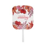 DIY Double-Sided Printed Sublimation Advertising Fan Promotional Gift PET