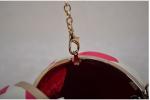 Check hot air balloon creative decorative chain handbag leather clutch female