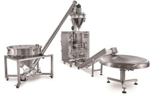 Quality 420mm Detergent Vertical Powder Packing Machine Filling 3KW Auger Filler wholesale