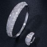Fashion Cubic Zirconia Bracelet Bangle Chain Bracelets For Women Gold Silver