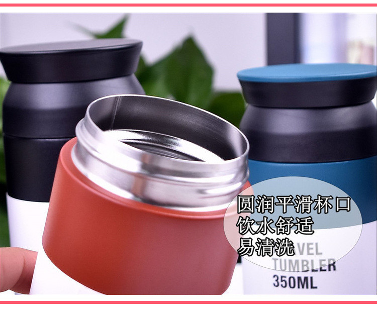 Cute Japanese Style Kinto Tumbler Mug Reusable Insulated Stainless Steel Travel Coffee Water Bottle Handle Vacuum Flask Thermos