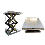 Electric 1 Ton Stationary Scissor Lift Platform Double Scissor 305/1780mm