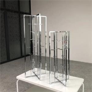 Quality Hot Sale Metal Candlestick Holder Stand Silver Flower Stand Wedding Decoration Tall Metal Candle Stand wholesale