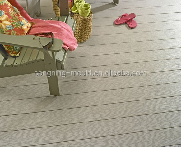 Outdoor Garden Park Yard and Balcony Decking with PVC Wooden WPC Flooring Customized