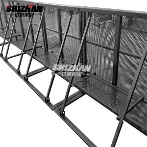 China Concert Metal Crowd Control Barrier Anti Slip 1x1.2x1.2m on sale