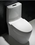 Top Flush One Piece Elongated Toilet With 11 Inch Rough In Slowdown Seat Cover