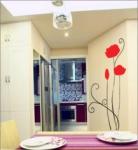 The Flower PVC Bedroom Transfer Film Wall Sticker A0021