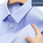 OEM Service Men's Long Sleeve Non-Iron Shirts with V-Neck and Printed Floral