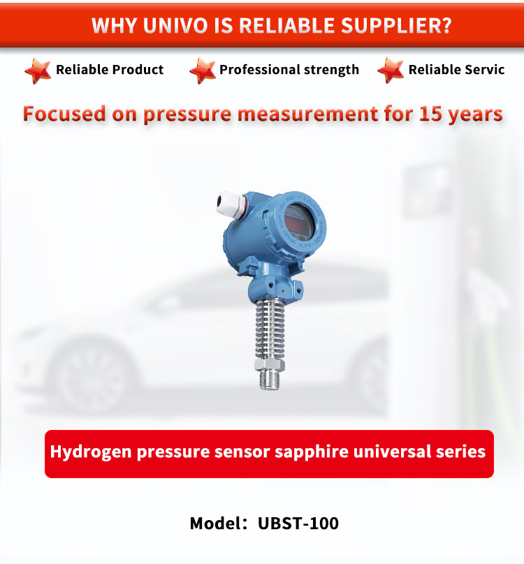 UBST-100 GP AP VG 0.5%F.S 0.25%F.S 4-20mA 1-5V 0.5-5V Hydrogen Pressure Sensors