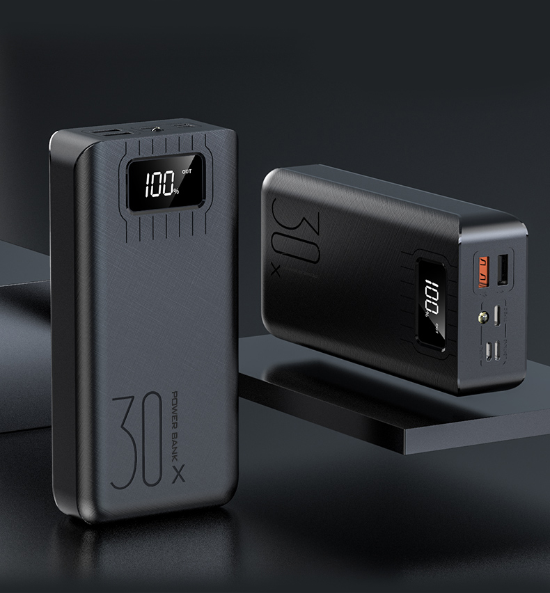 Big capacity 30000mah Power bank with 2 USB output Power Bank 30000 Powerbanks