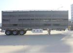 Convenient Fence Stake Semi Trailer for Livestock Transport Capacity 40cows/200