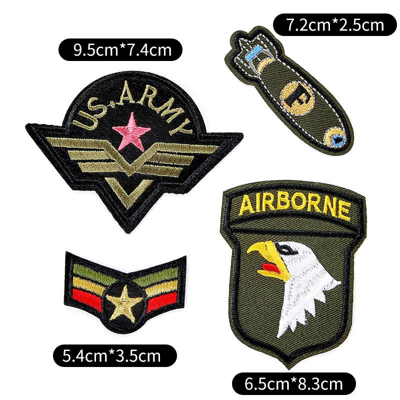 Custom Made High End Soft patch logo patch embroidered crocodile patch