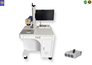 Quality 20W Fiber Laser Engraving Machine , EZCAD Metal Laser Marking Machine Stable wholesale