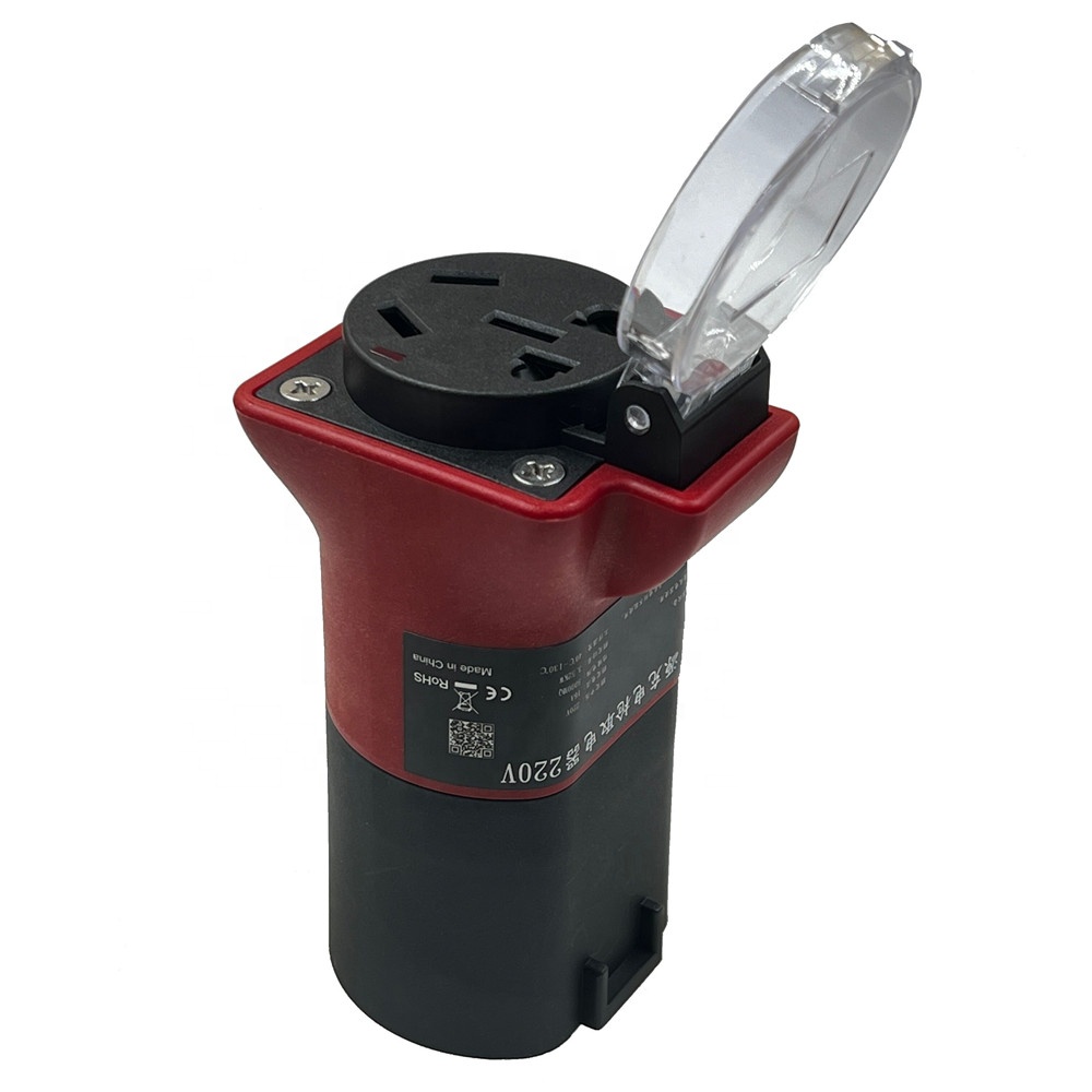 BLACK Flexibility IEC 62196-2 Type2 EV Charging Socket Outlet US EU Universal Standard Socket for Your Requirements