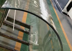 Quality 3mm Hot Bent Strengthed Fully Tempered Glass Panels Safety Edge wholesale