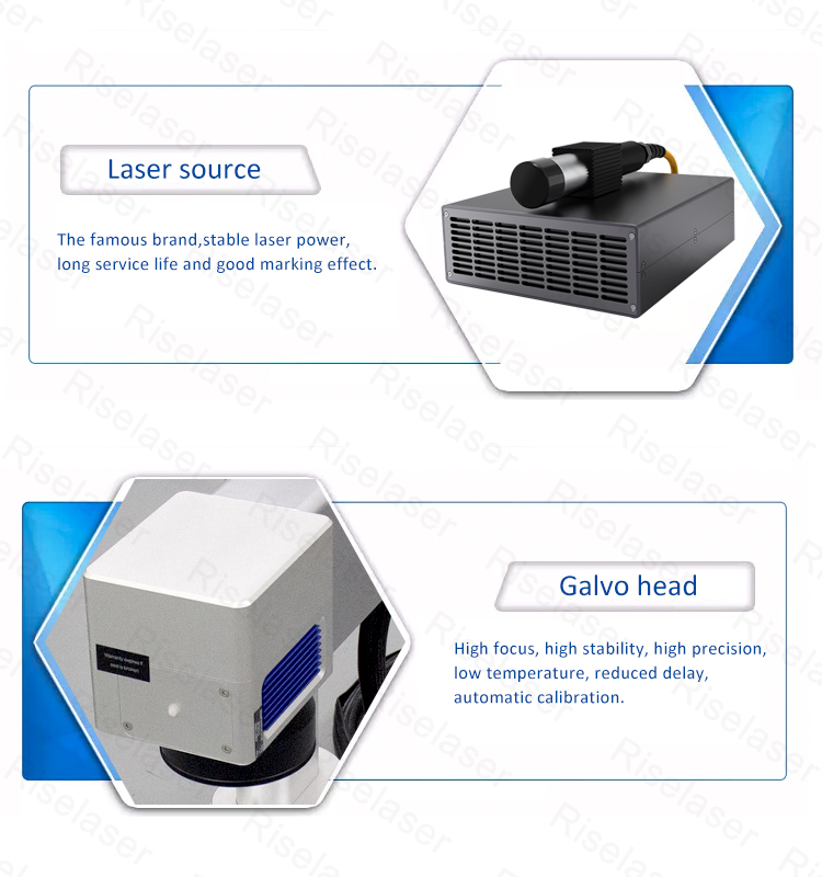 Mini 20w Fiber Laser Marking Engraving Machine For Metal Aluminum