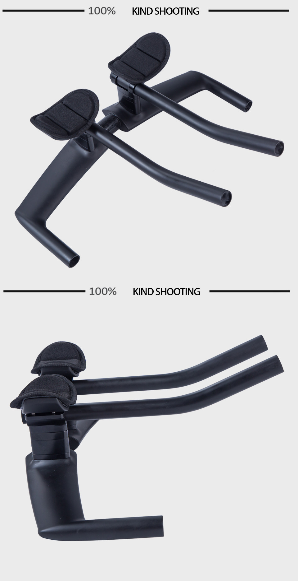 Aero Carbon Fiber Triathlon Bike Handlebar TT Integrated Carbon Handlebar