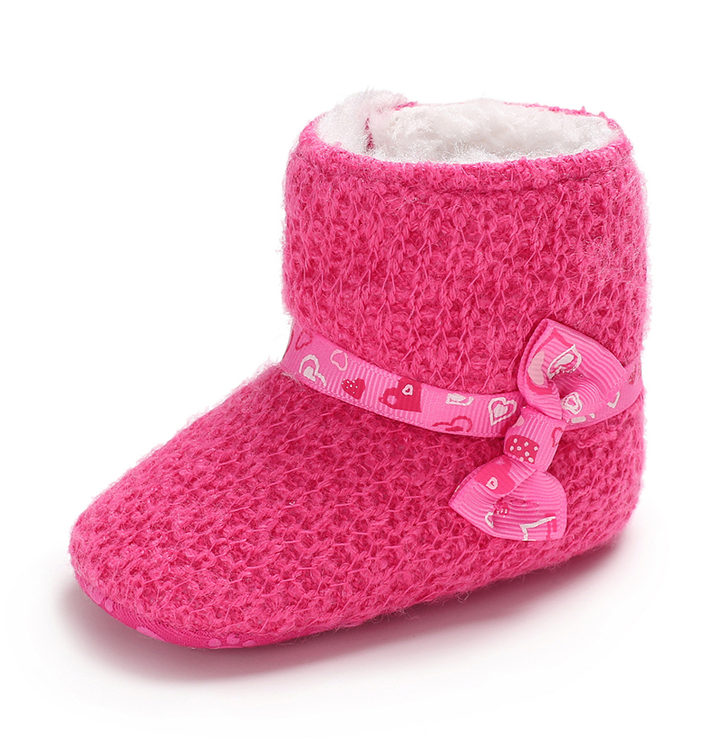 2019 winter Cotton plush warm 0-18 months Newborn baby booties