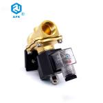 Brass 1/2 220 Volt Gas Detector Solenoid 2T-50 High Temperature With Flange