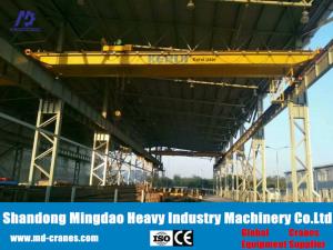 Quality 16/3.2 Ton LH Model Double Girder Overhead Crane with Trolley Type Electric Hoist wholesale