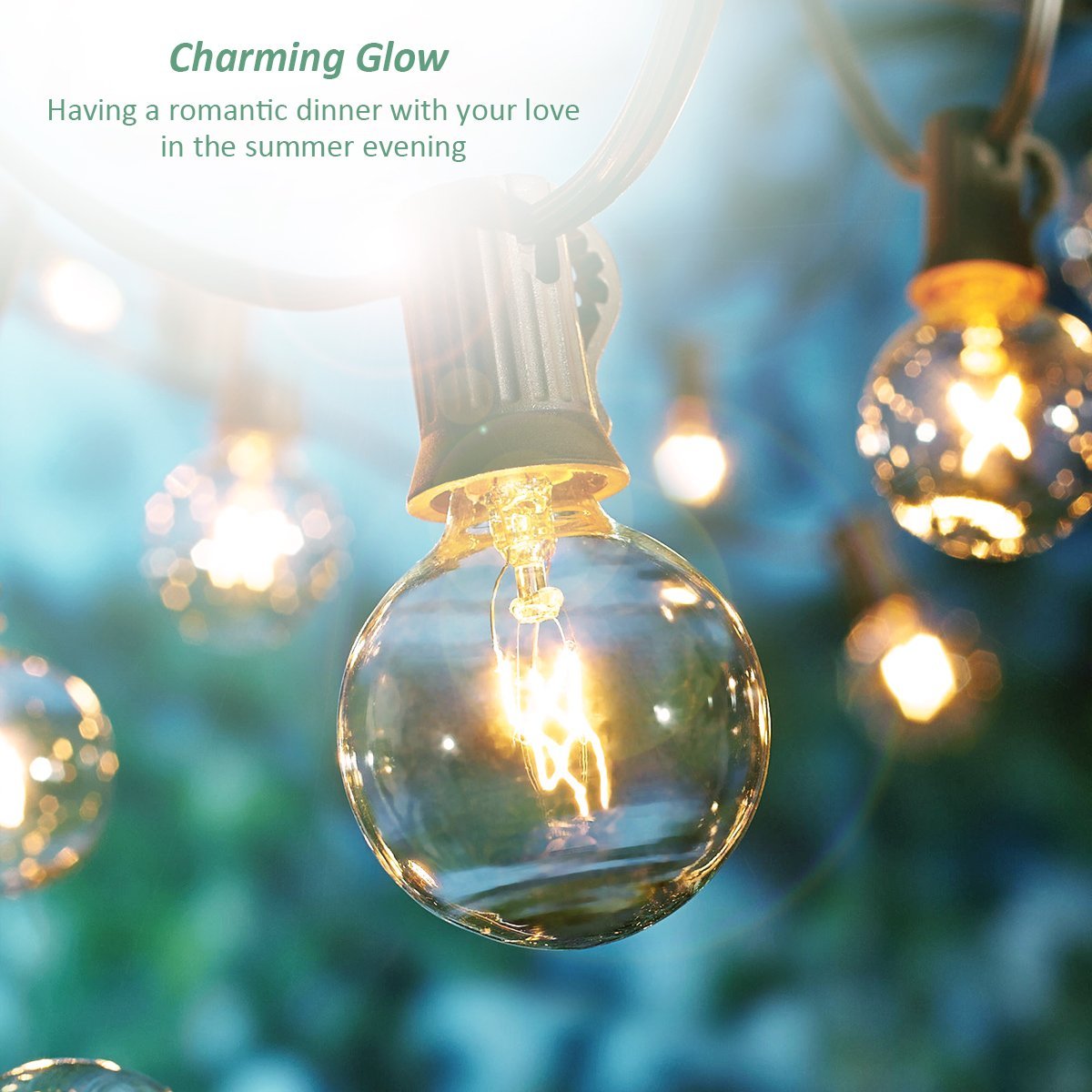 Outdoor Festoon Globe Lamp Garland B22 E27 Socket String Light 220v
