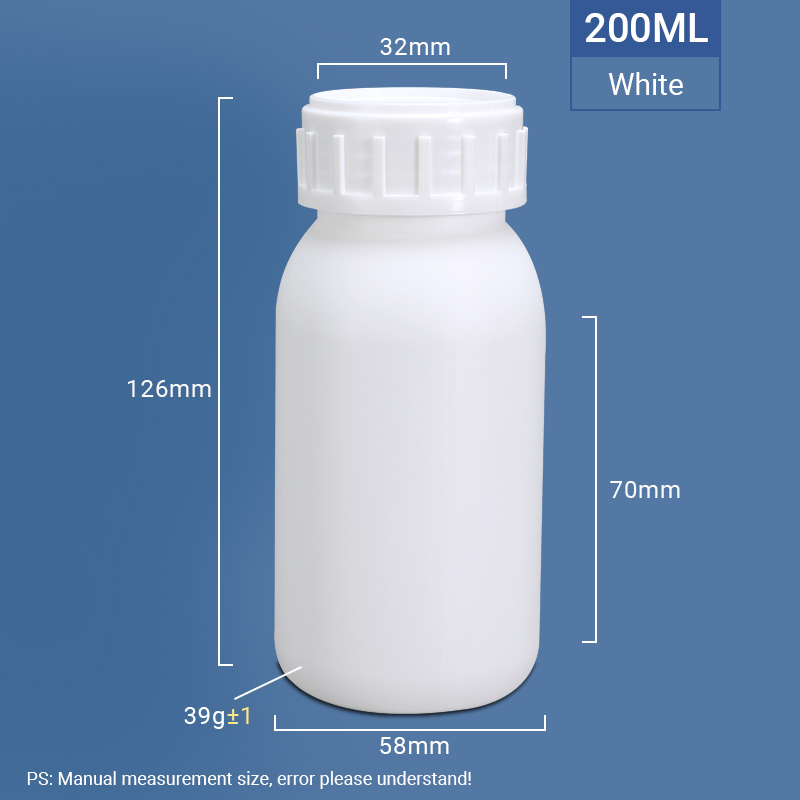 Screw Cap HDPE EVOH Barrier Empty Pill Co Ex Bottle For Pesticide Packaging Custom Logo