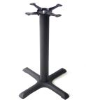 Restaurant Table base Cross Table leg Black Powder Coat Cast Iron Hospitality