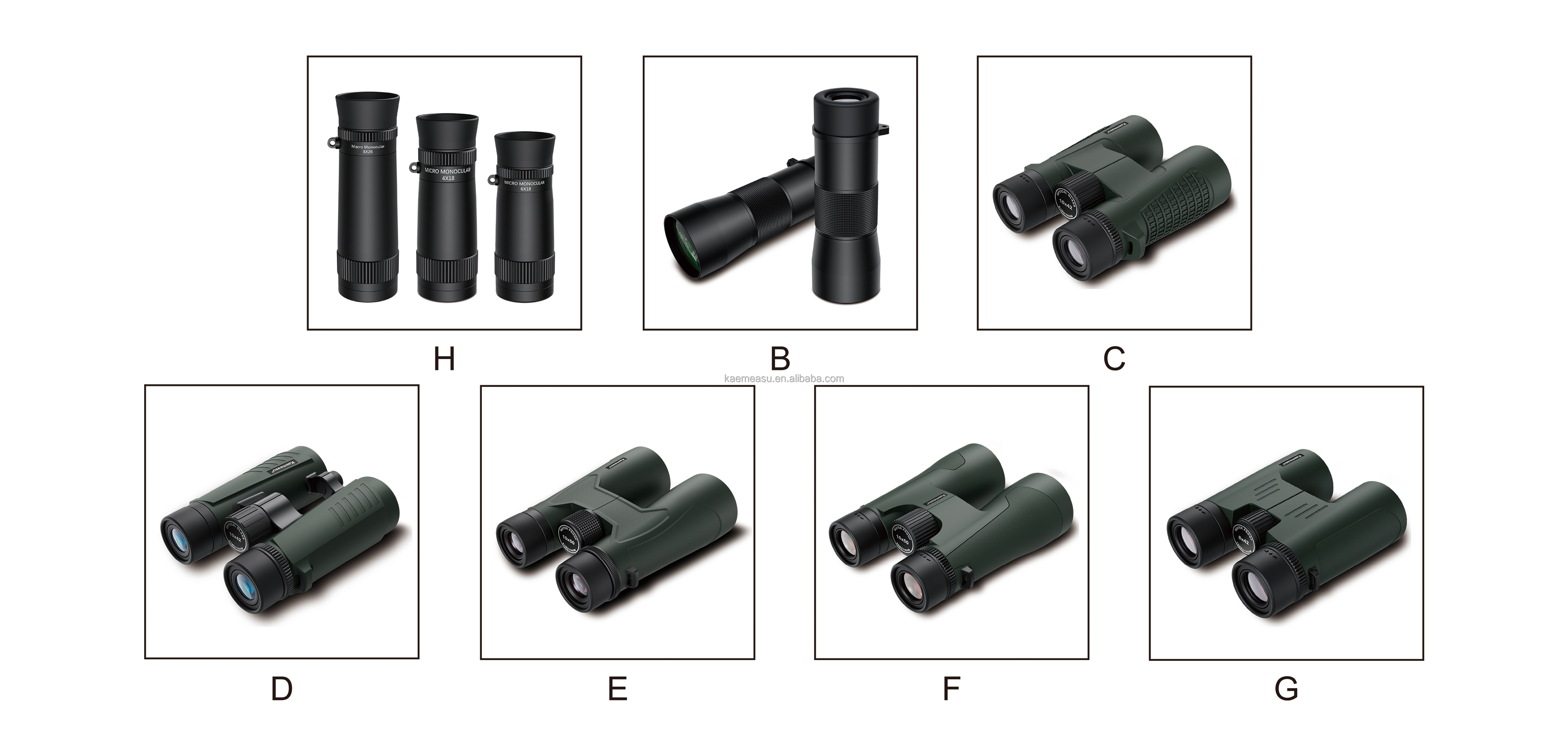 C 8X Compact 8X24 Binoculars Waterproof Lightweight for Camping Concerts Outdoor Sports Wildlife Viewing