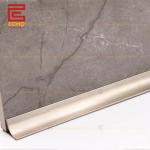 Stainless Steel Floor Half Bullnose Skirting Board Profiles 120mm