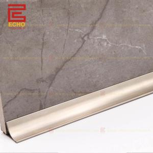 Quality Stainless Steel Floor Half Bullnose Skirting Board Profiles 120mm wholesale