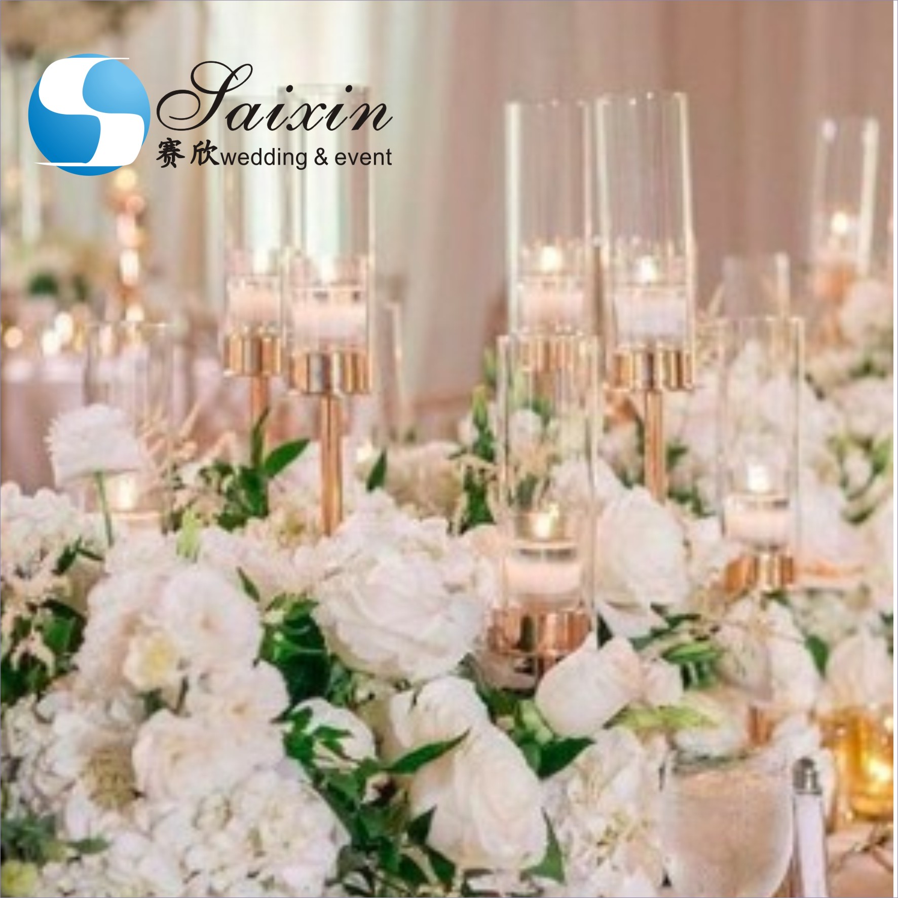 Brilliant Cut Wedding Votive Candle Holders Tealight Crystal Candelabra Wedding Centerpieces