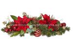 No Fading Berry And Pine Artificial Silk Flowers Christmas Centerpiece